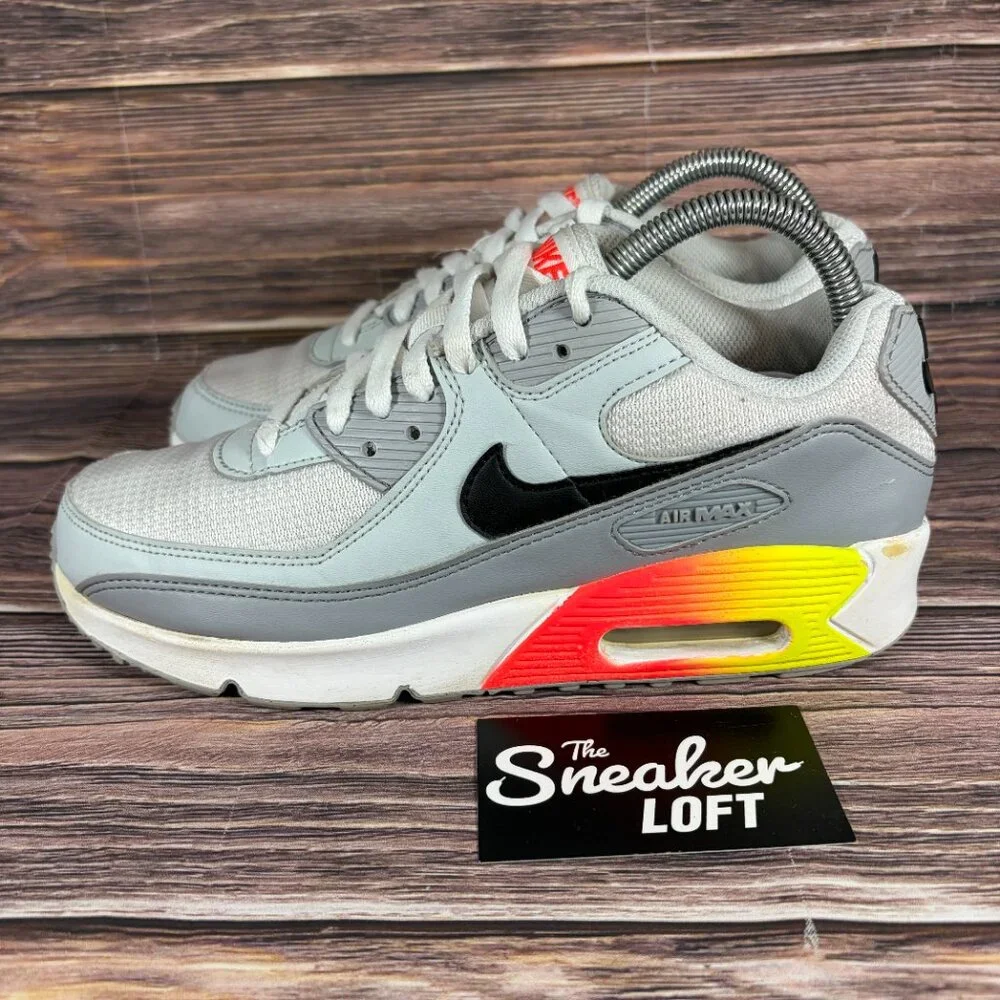 Nike Air Max 90 Gradient Cassette Youth Casual Lace‎ Up Shoes Size 7
